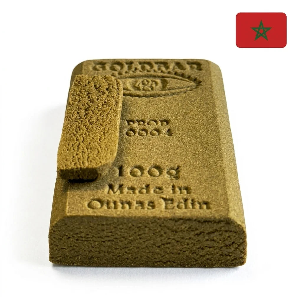 Résine CBD Goldtonic Hash - Ounas Edin - #0005 Goldbar420®-MARINA CBD