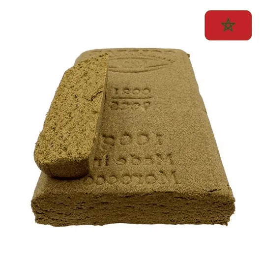 Résine CBD Lemon Haze Goldbar420, texture souple dorée, génétique suisse aux notes de citron - MARINA CBD